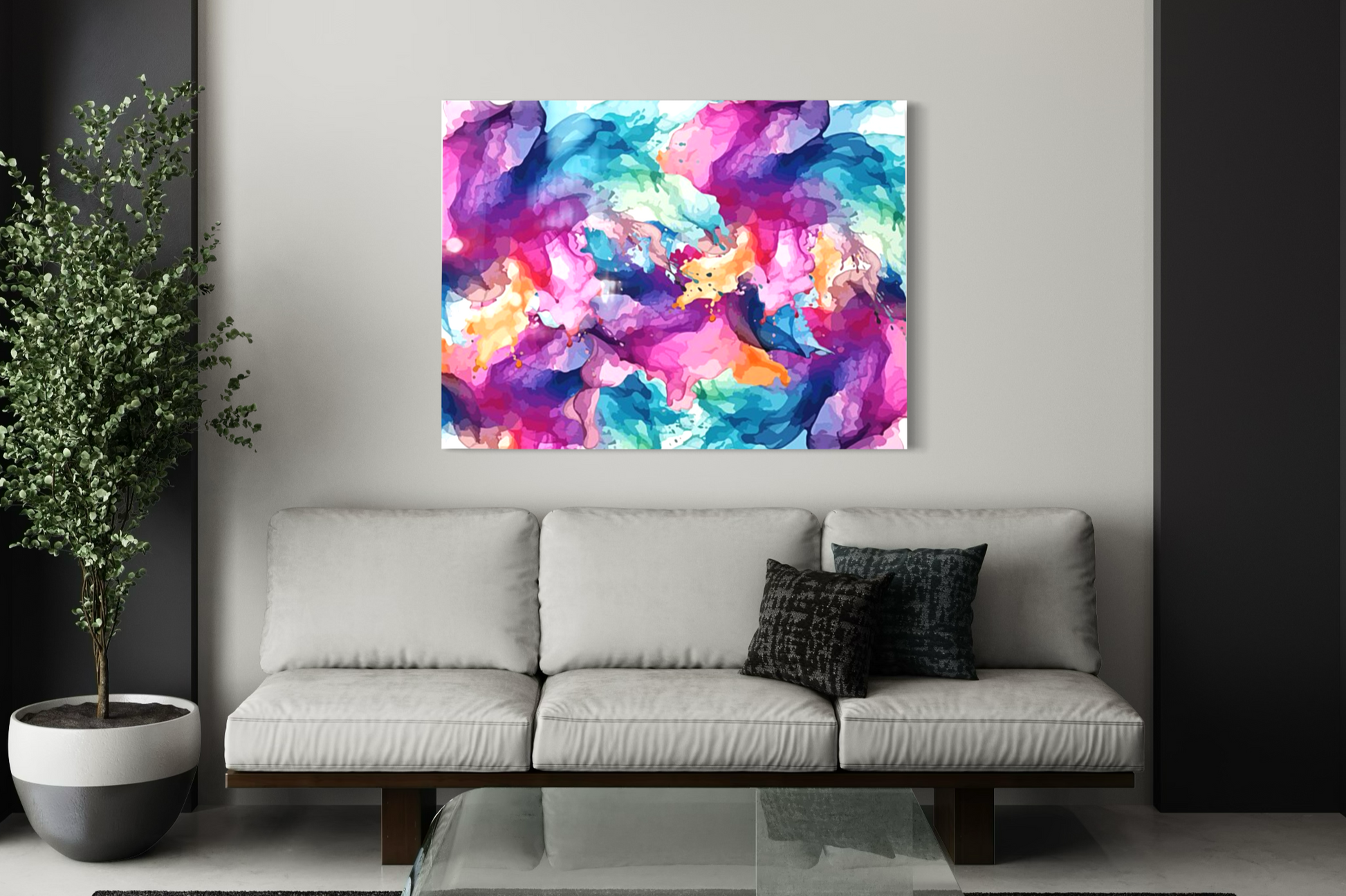 Abstract Living Room Artwork