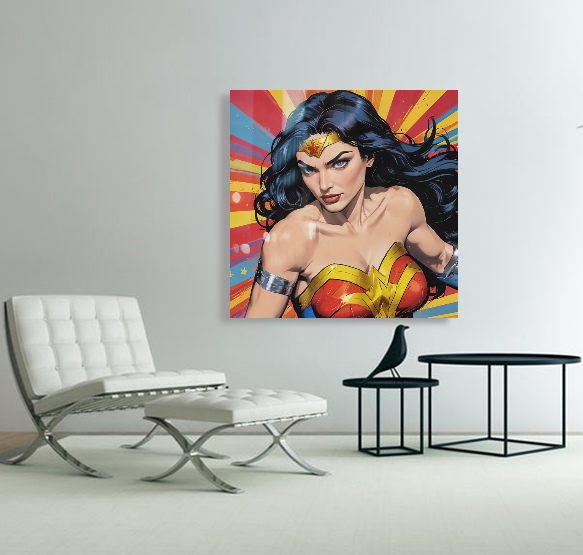 Wonder Woman Pop Art Hanging Print
